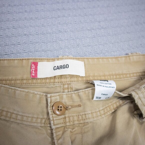 Levi's Cargo Baggy Hemmed Pants / 36x28 - Picture 6 of 8